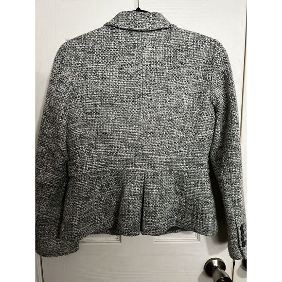 Talbots Blue Tweed 2 Button Blazer Size 2 - Picture 4 of 4